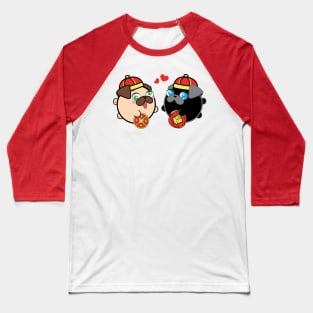 Poopy & Doopy - Chinese New Year Baseball T-Shirt